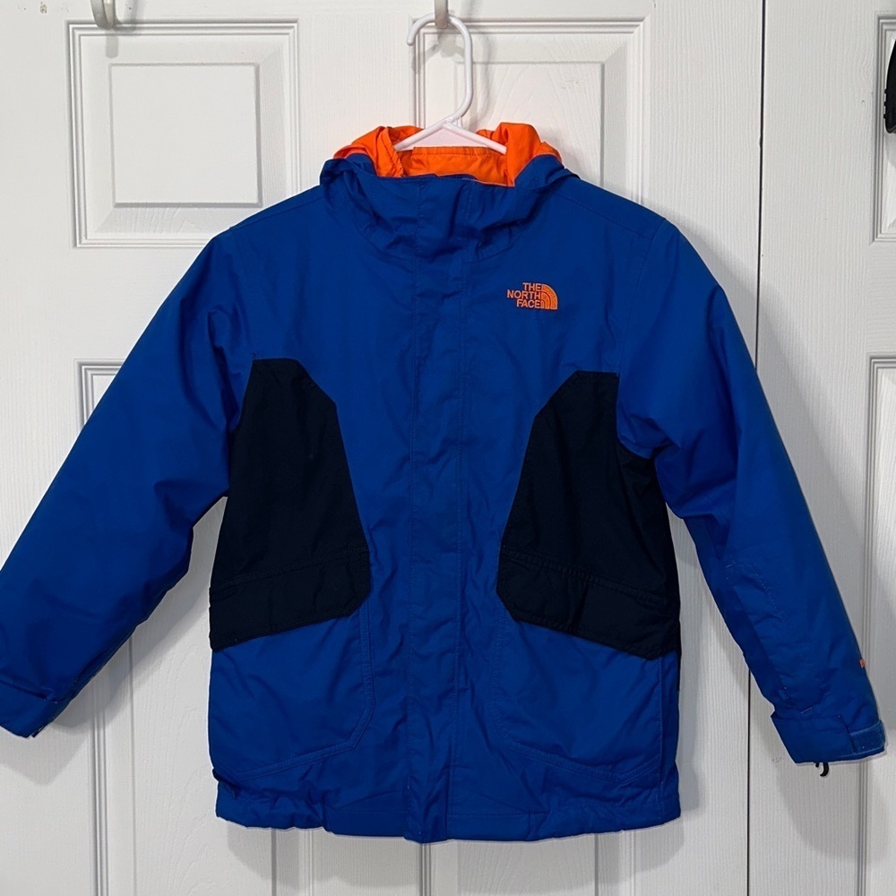 The North Face Vibrant Blue and Orange Kids' 3-1 Jacket